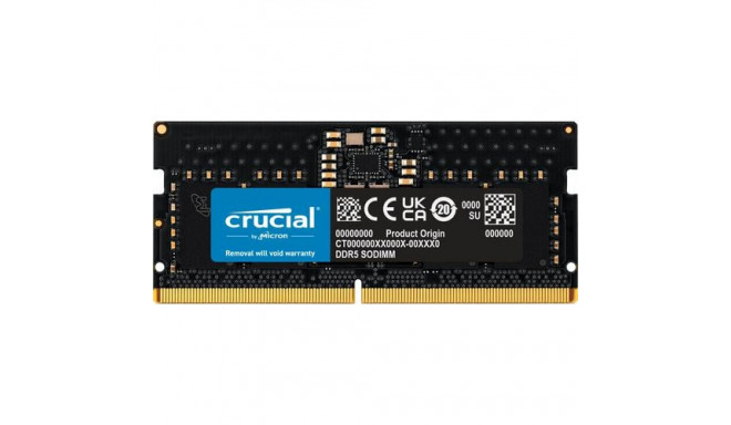 Crucial CT8G56C46S5 memory module 8 GB 1 x 8 GB DDR5 5600 MHz ECC