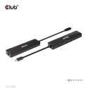 CLUB3D USB Gen1 Type-C, 6-in-1 Hub with HDMI 8K30Hz, 2xUSB Type-A, RJ45 and 2xUSB Type-C, Data and P