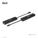 CLUB3D USB Gen1 Type-C, 6-in-1 Hub with HDMI 8K30Hz, 2xUSB Type-A, RJ45 and 2xUSB Type-C, Data and P