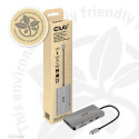 CLUB3D Type-C 8-in-1 hub with 2x HDMI, 2x USB-A, RJ45, SD/ Micro SD card slots and USB Type-C female