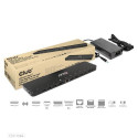 CLUB3D USB Gen1 Type-C Triple Display DP Alt mode Displaylink Dynamic PD Charging Dock with 120 Watt