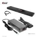 CLUB3D USB Gen1 Type-C Triple Display DP Alt mode Displaylink Dynamic PD Charging Dock with 120 Watt