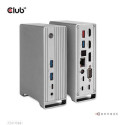 CLUB3D Docking station(Metal casing)1x USB Gen2 Type-C Female (data) 2x USB Gen2 Type-A Female 1x US