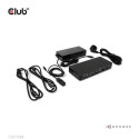 CLUB3D DisplayPort/HDMI KVM Switch/Dock 4K60Hz For USB Type-C inputs