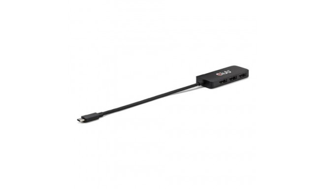 CLUB3D CSV-1553 interface hub USB Type-C Black