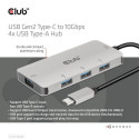 CLUB3D USB Gen2 Type-C to 10Gbps 4x USB Type-A Hub