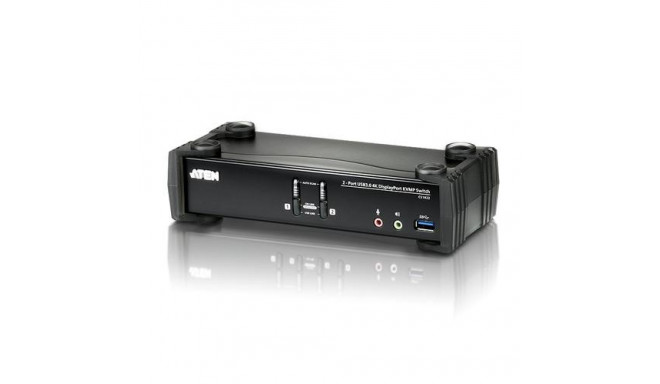ATEN 2-Port USB 3.1 Gen 1 4K DisplayPort 1.2 KVMP™ Switch with Audio (KVM cables included)