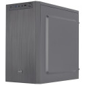 Aerocool CS108BKV1 Compact Micro ATX PC Case Aluminium Brushed 80cm Fan Black