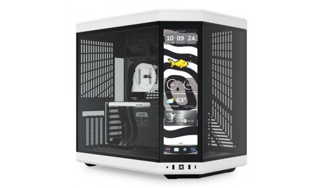 HYTE Y70 Touch Infinite Midi Tower Black, White