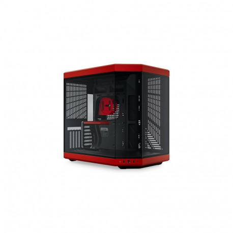HYTE Y70 Midi Tower Black, Red