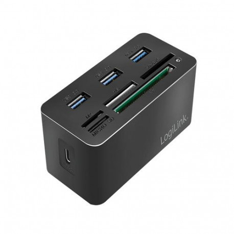 LogiLink CR0046 laptop dock/port replicator Wired USB 3.2 Gen 1 (3.1 Gen 1) Type-C Black