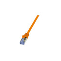 LogiLink 1.5m Cat.6A 10G S/FTP networking cable Orange Cat6a S/FTP (S-STP)