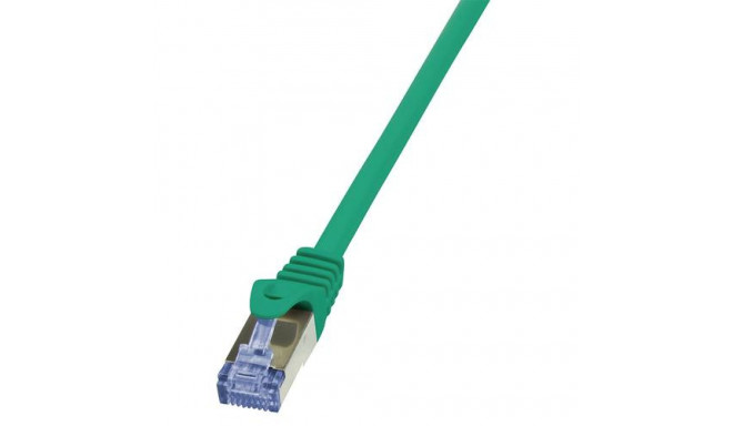LogiLink 1m Cat.6A 10G S/FTP networking cable Green Cat6a S/FTP (S-STP)