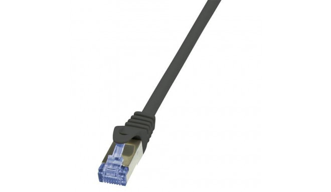 LogiLink 0.25m Cat.6A 10G S/FTP networking cable Black Cat6a S/FTP (S-STP)