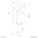 Neomounts CPU-D100SILVER CPU holder - max 30 kg - universal