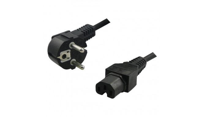LogiLink CP105 power cable Black 2 m C13 coupler C15 coupler