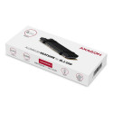 Axagon CLR-M2L6 computer cooling system M.2 NVMe SSD, Solid-state drive Heatsink/Radiatior Black 1 p