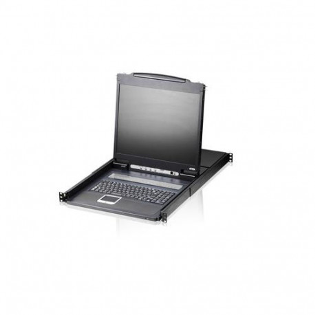 ATEN CL1308N-ATA-AU rack console 48.3 cm (19") Black 1U