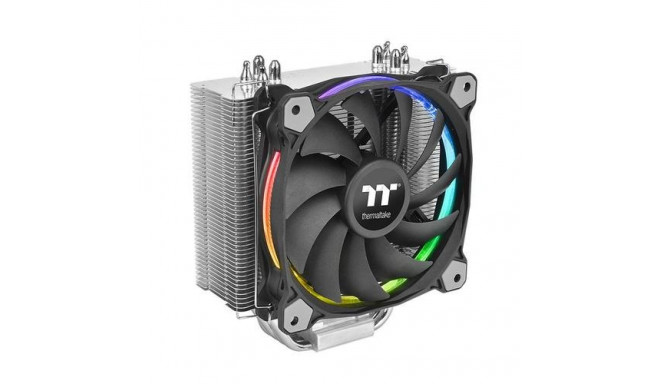 Thermaltake Riing Silent 12 RGB Sync Edition Processor Cooler 12 cm Black, Metallic