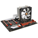 Thermaltake Contact Silent 12 Processor Cooler 12 cm Grey