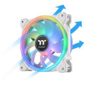 Thermaltake SWAFAN 12 RGB Radiator Fan TT Premium Edition White Computer case Air cooler 12 cm 3 pc(