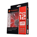 Thermaltake Pure 12 LED Red Computer case Fan 12 cm Transparent