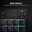Corsair K55 CORE RGB keyboard Gaming USB QWERTY US English Black