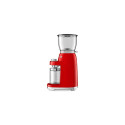 Smeg 50&#039;s Style Coffee Grinder CGF11RDEU Red