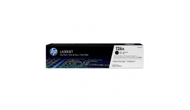 HP 126A 2-pack Black Original LaserJet Toner Cartridges