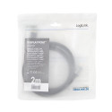 LogiLink CDA0107 video cable adapter 2 m DisplayPort HDMI Black, Grey