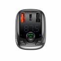 Baseus CCMT000101 FM transmitter 87.5 - 108 MHz Bluetooth Black