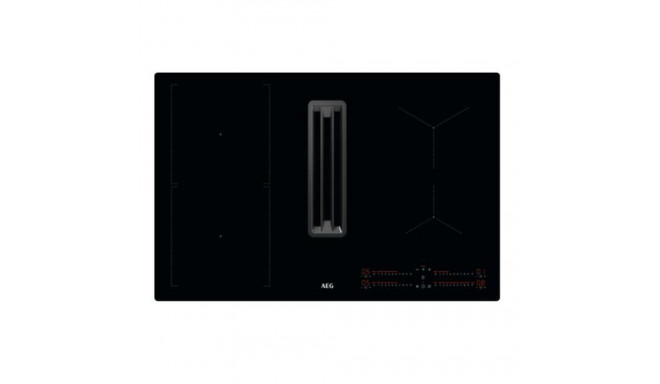 AEG CCE84543CB hob Black Built-in 77 cm Zone induction hob 4 zone(s) Built-in hood