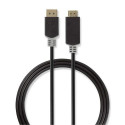 Nedis CCBW37100AT20 video cable adapter 2 m DisplayPort HDMI Anthracite