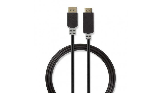 Nedis CCBW37100AT20 video cable adapter 2 m DisplayPort HDMI Anthracite