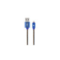 Cablexpert CC-USB2J-AMLM-2M-BL lightning cable Blue