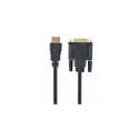 Gembird CC-HDMI-DVI-0.5M video cable adapter Black