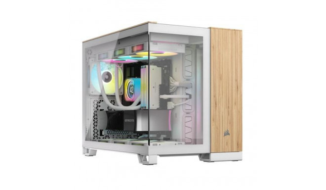 Corsair CC-9011288-WW computer case Midi Tower Bamboo, White