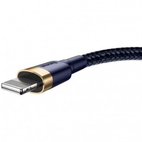 Baseus CALKLF-CV3 lightning cable 2 m Blue, Gold