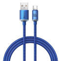 Baseus Crystal Shine USB cable 1.2 m USB A USB C Blue