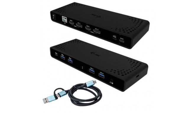 i-tec Universal Dual 4K Display Docking Station + Power Delivery 85W