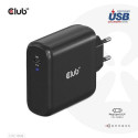 CLUB3D Travel Charger 100 Watt GAN technology, USB-IF TID certified, Single port USB Type-C, Power D