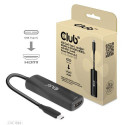CLUB3D USB Gen2 Type-C to HDMI™ 8K60Hz or 4K120Hz HDR10+ with DSC1.2 with Power Delivery 3.0 Active 