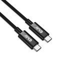 CLUB3D USB4 Gen3x2 Type-C Bi-Directional Cable 8K60Hz or 4K120Hz, Data 40Gbps, PD 240W(48V/5A) EPR M