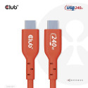 CLUB3D USB2 Type-C Bi-Directional USB-IF Certified Cable Data 480Mb, PD 240W(48V/5A) EPR M/M 4m / 13