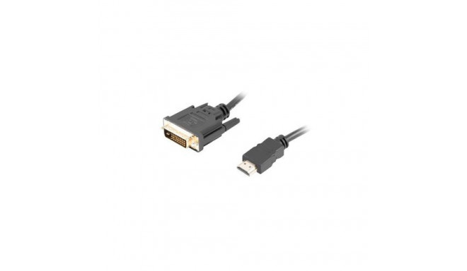 Lanberg CA-HDDV-20CU-0018-BK video cable adapter 1.8 m HDMI Type A (Standard) DVI-D Black