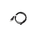 Lanberg CA-C7CA-10CC-0030-BK power cable Black 3 m C7 coupler CEE7/16