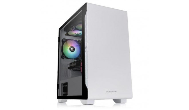 Thermaltake S100 Tempered Glass Snow Edition Micro Tower White