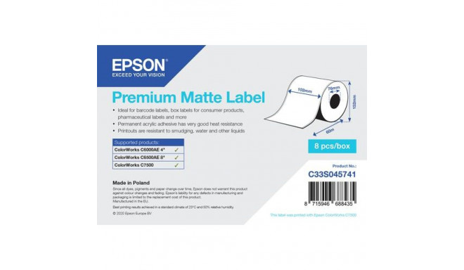 Epson C33S045741 printer label Self-adhesive printer label