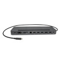 i-tec Metal SB-C Ergonomic 4K 3x Display Docking Station with Power Delivery 85 W + Universal Charge