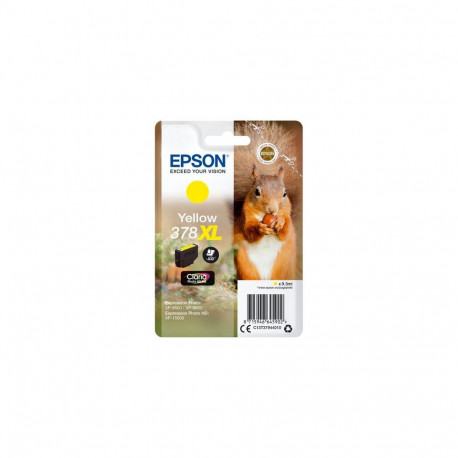 Epson Squirrel Singlepack Yellow 378XL Claria Photo HD Ink